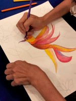วาดภาพระบายสี ศิลปะด้วยมือวัยเก๋า ครั้งที่ 2
