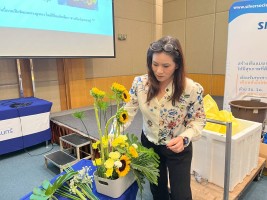 จัดดอกไม้ ต้นไม้มงคล ครั้งที่4