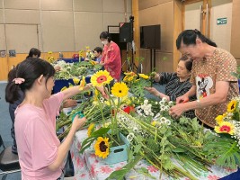 จัดดอกไม้ ต้นไม้มงคล ครั้งที่4