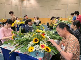 จัดดอกไม้ ต้นไม้มงคล ครั้งที่4