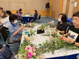 จัดดอกไม้ ต้นไม้มงคล ครั้งที่ 6