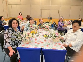 จัดดอกไม้ ต้นไม้มงคล ครั้งที่ 6