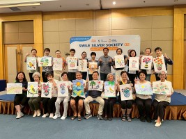 วาดภาพระบายสี ศิลปะด้วยมือวัยเก๋า ครั้งที่ 6