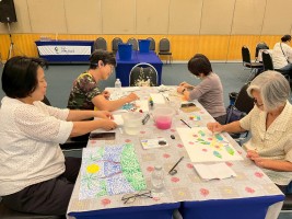 วาดภาพระบายสี ศิลปะด้วยมือวัยเก๋า ครั้งที่ 6