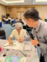 วาดภาพระบายสี ศิลปะด้วยมือวัยเก๋า ครั้งที่ 6