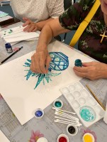 วาดภาพระบายสี ศิลปะด้วยมือวัยเก๋า ครั้งที่ 6