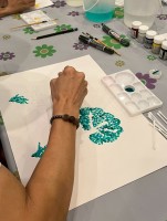 วาดภาพระบายสี ศิลปะด้วยมือวัยเก๋า ครั้งที่ 6